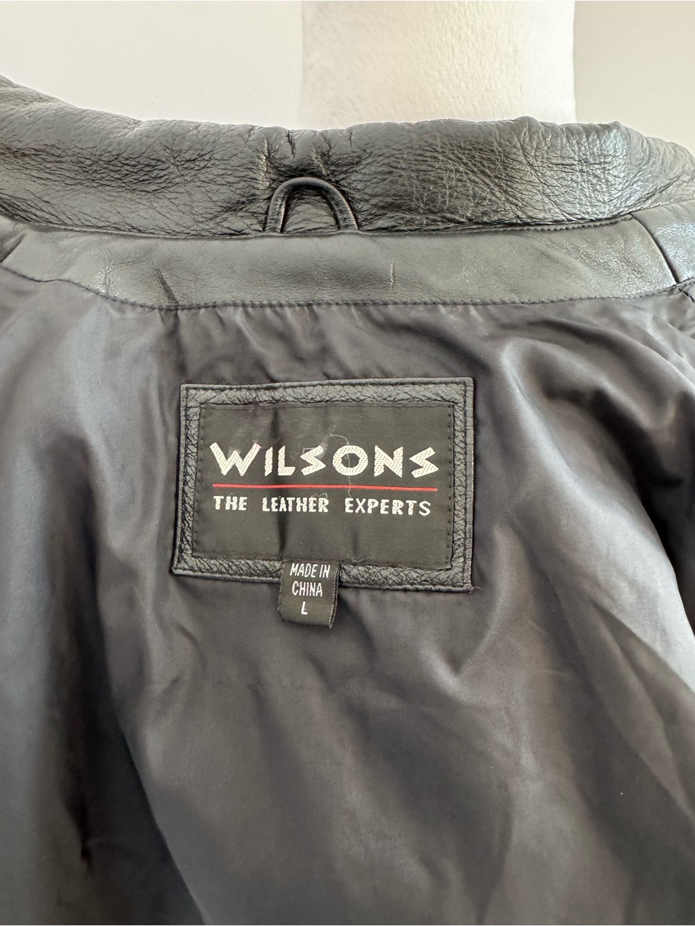 Vintage 90s/Y2K Wilson Black Leather Button-Front Women's Jacket Soft Leather - Picture 8 of 9